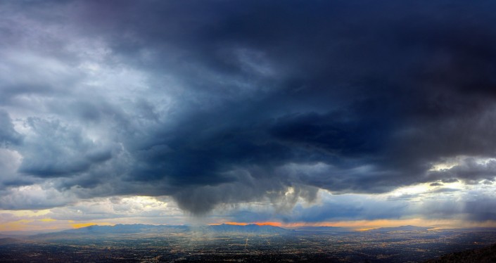 Captured this storm and sunset image while on a hike up Mt Olympus in Salt Lake valley.